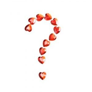 love heart question mark