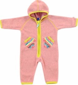 Fleece All-In-One Snowsuit - Pink (Udo - Babe)