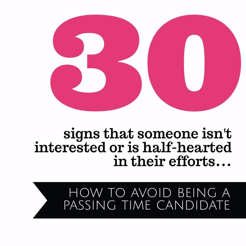 30 signs that someone isn't interested in you 