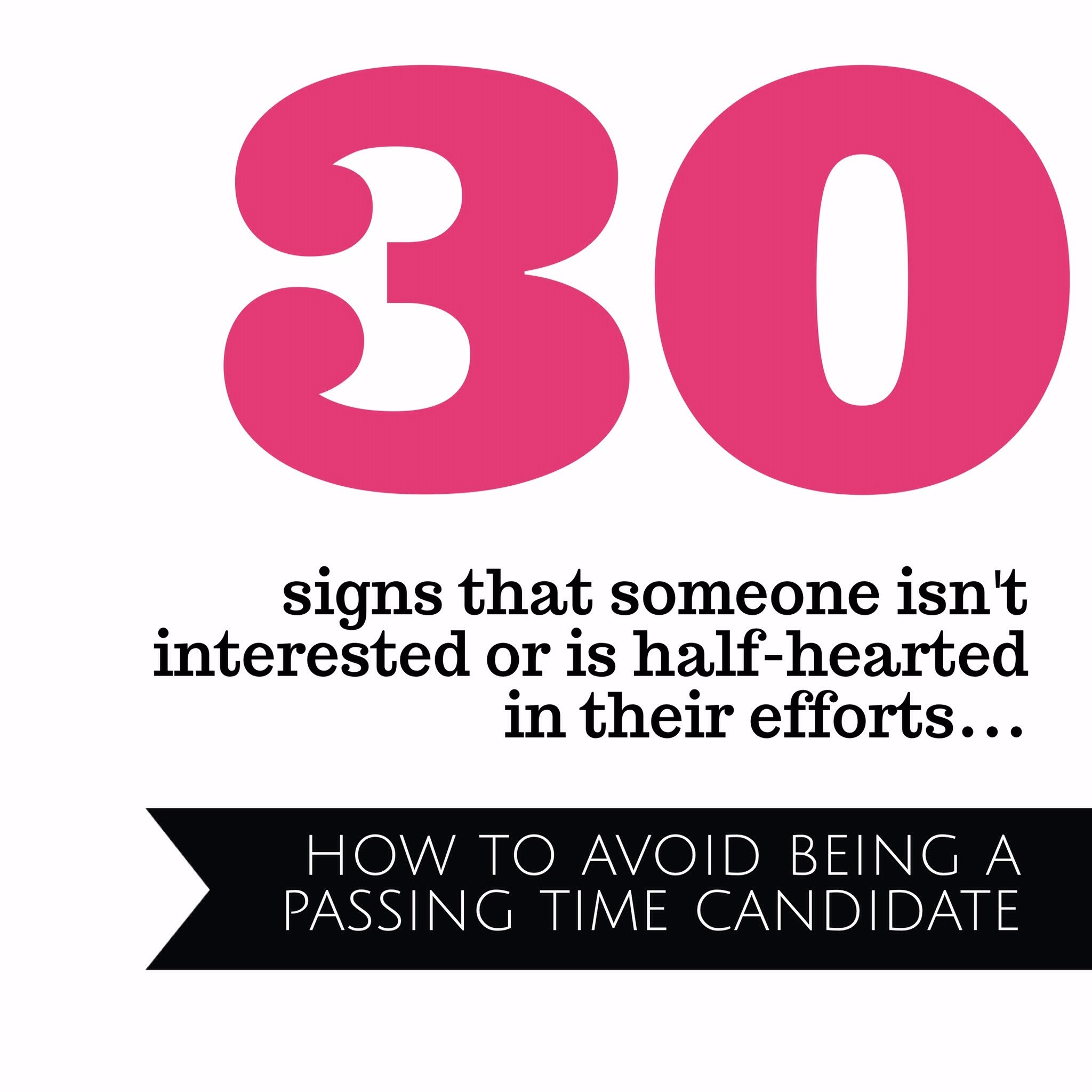 30 Signs That Someone Isn’t Interested Or Is Half-Heartedly Interested In You: How To Avoid Being a Passing Time Candidate