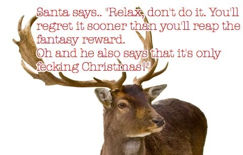 Santa says.. 