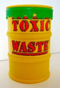 toxic waste drum