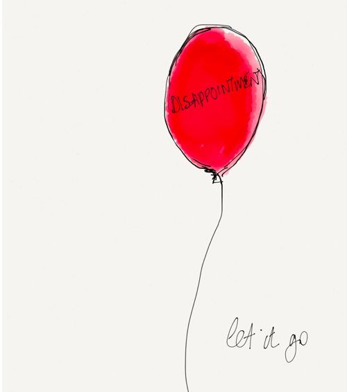 let it go - disappointment balloon