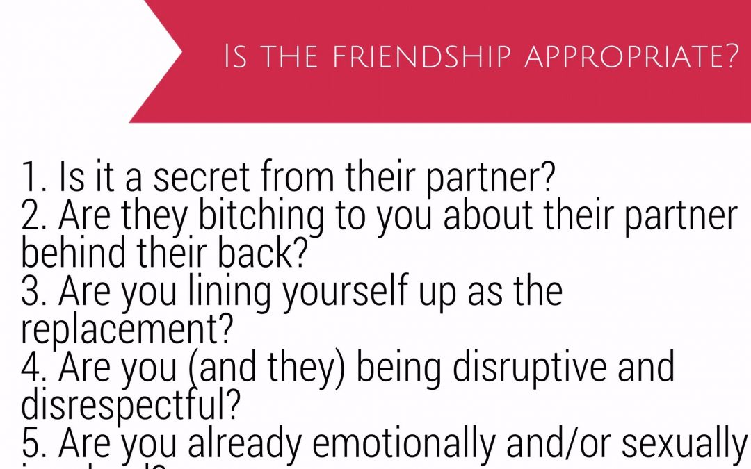 Is the friendship appropriate?